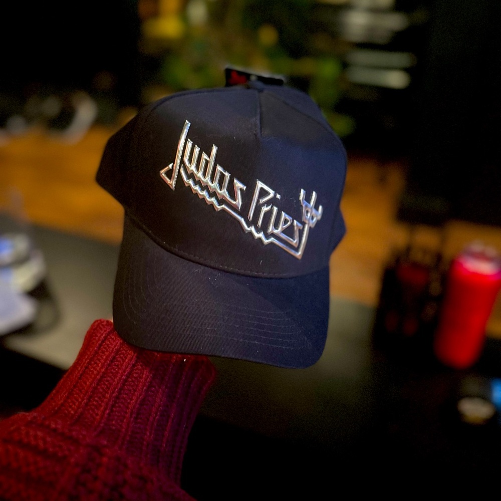 Chrome Judas Priest baseball cap